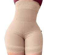 ANQKYO Intimo Modellante da Donna Corsetto Dimagrante for la Vita da Donna Vita Alta Shaper for Il Corpo Mutandine Pantaloncini Fitness Allenatore for la Vita Butt Lifter Slim Shapewear(Beige,M)