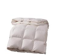 ANQKYO Thick Warm Comforter Quilts Duvets for Winter Bed Duvet 2 People Double Filled Pure White Goose Down per Uso Domestico(220x240cm,Winter Weight)