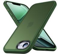 Anqrp Custodia serie Matt Zero per iPhone 16e, sottile [Protezione militare e protezione della fotocamera] Custodia protettiva traslucida