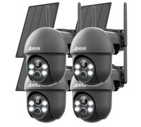 ANRAN 2K 360° PTZ Wifi Telecamera di sicurezza solare Wireless per esterni IP66
