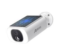 ANRAN 3MP Casa Batteria Solare Telecamera di Sicurezza Esterno Allarme PIR Audio