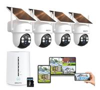 ANRAN HD 4MP Solare A batteria Sistema di videosorveglianza Per esterni Wireless