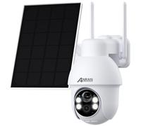 ANRAN Wifi Telecamera Di Sicurezza Alimentata A Batteria Solare PTZ 360° Esterno