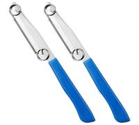Anrbb Coltello da Verdura, Pelapatate Multifunzionale 2 Pezzi, Coltello per Affettare Rapidamente, Spelucchino Multiuso in Acciaio Inossidabile, Utensile da Cucina per Tagliare e Pelare Frutta e Verdu