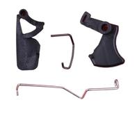 AnRMeT Accessori Blocco del grilletto dell'acceleratore con Leva dell'asta dello Starter dell'acceleratore Adatta for MS180 MS170 018 017 MS 180 170 Parti for Motosega