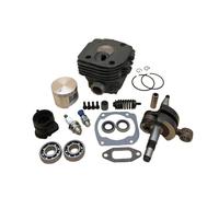 AnRMeT Parti Kit di guarnizioni for Cuscinetti, Albero Motore, pistone e Testata del Cilindro da 50 mm, Adatto for motoseghe 372XP, 372, 371, 365 e 362.