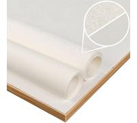 ANRO Copritavolo, tovaglia, al metro, protezione da tavolo in molton, dimensioni a scelta, liscia, 1,5 mm, con tessuto non tessuto, 350 x 140 cm
