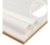 ANRO Protezione per Tavolo, Tappetino da Tavolo, Venduto al Metro, Molleton, Dimensioni Selezionabili con Motivo 2,2 mm, Tessuto Non Tessuto, 200 x 140 cm