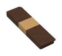 ANRO Tappeti per scale set da 10 autoaderenti Cioccolato 75x20 cm | Autoaderente senza colla · Antiscivolo · Poliestere con retro in TPE-silicone · Lavabile · Per scale interne