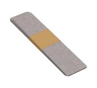 ANRO Tappeti per scale set da 5 antiscivolo autoaderenti Beige 90x20 cm | Autoaderente senza colla · Antiscivolo · Poliestere con retro in TPE-silicone · Lavabile · Per scale interne