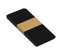 ANRO Tappeti per scale set da 5 antiscivolo autoaderenti Nero 50x20 cm | Autoaderente senza colla · Antiscivolo · Poliestere con retro in TPE-silicone · Lavabile · Per scale interne