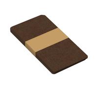 ANRO Tappeti per scale set da 5 autoaderenti Cioccolato 50x25 cm | Autoaderente senza colla · Antiscivolo · Poliestere con retro in TPE-silicone · Lavabile · Per scale interne