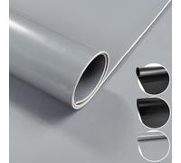 ANRO Tappetino in gomma liscia, 3 mm, grigio, larghezza 100 cm, inodore, rivestimento per pavimenti, liscio su entrambi i lati, grigio, 150 x 100 cm, TG3GRA-150