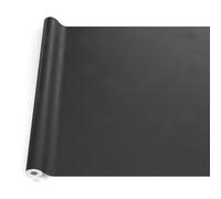 ANRO Tovaglia cerata, lavabile, da giardino, per interni ed esterni, 120 x 140 cm, con bordo tagliato, colore nero