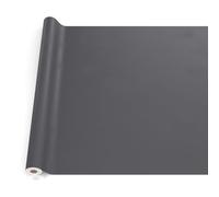 ANRO Tovaglia cerata, lavabile, da giardino, per interni ed esterni, 200 x 140 cm, con bordo tagliato, colore antracite