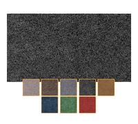 ANRO - Zerbino Poet, lavabile, impermeabile e robusto per ingresso, porta di casa, corridoio, cucina, camera da letto, 50 x 100 cm, colore: nero