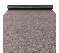 ANRO Zerbino Poet per interni ed esterni, corridoio e ingresso, antiscivolo, lavabile, in tessuto di misura 160 x 100 cm (Rettangolare) Beige