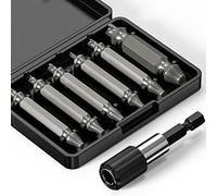 ANROI Tap Extractor Set - 6-teiliges Schraubenentfnneggiate con questo set di estrattori a 6 viti + adattatore