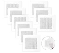 Anruyi 9 Pezzi Patch da Parete per Riparazione, 15 * 15cm Toppa Autoadesiva da Parete in Alluminio Schermo a Maglia per Riparazione di Pareti e Soffitti in Cartongesso Danneggiati