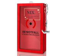 Anruzon - Regalo NIX - Regalo di compleanno in legno - Divertente regalo per tutti coloro che non vogliono nulla - Non vuoi - Regalo in denaro per donne, uomini, amici