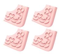 AnSafe Protezione Angoli E Bordi,Le Confezioni Multiple di Gel di Silice Proteggono I Bambini for La Custodia Protettiva for Tavolino Ad Angolo da Tavolo (Color : Pink, Size : 12 Packs)