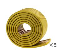 AnSafe Protezione dei Bordi, Tipo W. I Bambini Prevengono I Dossi Bordo Striscia Morbida Sicurezza Ambientale (2 M × 5, 5 Colori Opzionali) (Color : Orange)