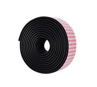 AnSafe Protezione Del Bordo Del Rotolo, Esercitati A Camminare Bambini Riutilizzabile Conveniente Tipo W. Protezione Bordo Tavolo Per Mobili, Lunghezza 5 M (Colore : Nero)