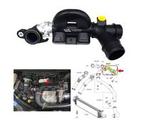 Ansaugkrummer per Citroen C5 Peugeot 407 1.6 HDI 1440.57 - 9657083380 Aria Tubo