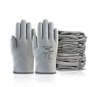 Ansell ActivArmr 42-445 Guanti Termoresistenti, Per Usi Speciali nei Settori Industriale, Meccanico e Chimico, Protezione Resistenti, Guanto Antinfortunistici, Grigio, Taglia XL (12 Paia)