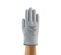 Ansell ActivArmr 42-445 Guanti Termoresistenti, Per Usi Speciali nei Settori Industriale, Meccanico e Chimico, Protezione Resistenti, Guanto Antinfortunistici, Grigio, Taglia L (12 Paia)