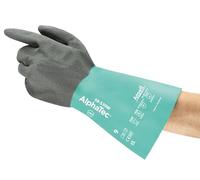 Ansell AlphaTec 58-530WVP Guanti di sicurezza da lavoro, Protezione meccanica, taglia 9 (L), Verde (1 Paio)