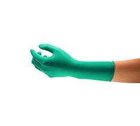 Ansell Dermashield 73-711 Guanto in Neoprene, Protezione Contro le Sostanze Chimiche e Liquide, Verde, Taglia 6.5 (10 paia)