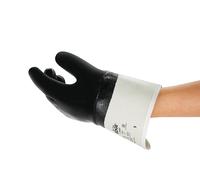 Ansell Edge 48-500 Guanti di sicurezza da lavoro, Protezione meccanica, taglia 11 (2XL), Nero (12 Paia)