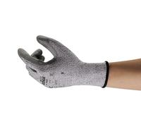 Ansell Edge 48-711 Guanti di sicurezza da lavoro, Protezione meccanica, taglia 5 (2XS), Grigio (12 Paia)