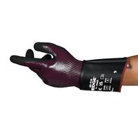 Ansell Edge 48-939 Guanti di sicurezza da lavoro, Protezione meccanica, taglia 6 (XS), Nero (12 Paia)