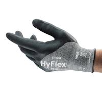 Ansell HyFlex 11-537 Guanti da Lavoro Resistenti al Taglio, Guanto Meccanico, Presa Migliorata e Comfort Technology, Taglia L (12 Paia)