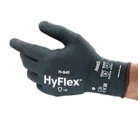 Ansell HyFlex 11-541 Guanti da Lavoro Resistenti al Taglio in Kevlar, Guanto Meccanico, Presa Migliorata e Comfort Technology, Grigio, Taglia S (12 Paia)