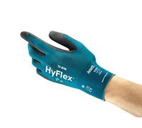 Ansell HyFlex 11-616 Guanti da Lavoro Multiuso in Nylon, Guanti Antinfortunistici Sottili, Protezione Traspiranti e Resistenti, Meccanico e Officina, Donna e Uomo, Blu, Taglia XS (12 Paia)
