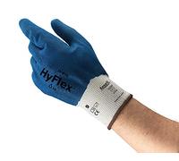 Ansell HyFlex 11-919 Guanti da Lavoro con Rivestimento Oleorepellenza, Massimo Comfort e Destrezza, Protezione Meccanica, Taglia M (12 Paia)