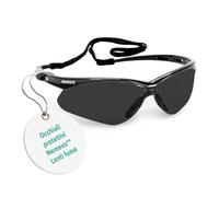 Ansell KleenGuard Nemesis Occhiali di Sicurezza Antiappannamento DPI Protezione Occhi, Leggeri Avvolgenti per Cantiere, Tiro, Esterno e Industria - Fumé/Nero, 1 Paio