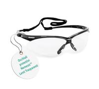 Ansell KleenGuard Nemesis Occhiali di Sicurezza Antiappannamento DPI Protezione Occhi, Leggeri Avvolgenti per Cantiere, Tiro, Esterno e Industria - Trasparente, 1 Paio