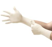 Ansell TouchNTuff 73-500 Guanto in Neoprene, Protezione Contro le Sostanze Chimiche e Liquide, Beige, Taglia S (10 Paia)