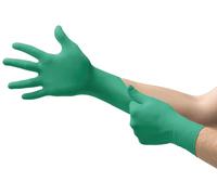 Ansell TouchNTuff 92-600 Guanti Monouso in Nitrile, Eccellente Protezione Meccanica e Chimica, Guanti Usa e Getta Sottili per Uso Alimentare, Senza Lattice, Verde, Taglia XL (20 Paia)