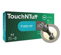 Ansell TouchNTuff 93-250 Guanti Monouso in Nitrile, Protezione Contro le Sostanze Chimiche e Liquide, Taglia S (100 Guanti)
