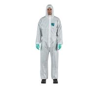 ANSELL Tuta da lavoro tipo 5/6 AlphaTec 1800, bianco, Tg. Unisex: L Quantità:1