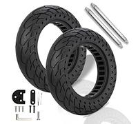 ANSENI 2 Route Monopattino 10 Pollici 10X2.125 Anti-foratura per Scooter Elettrico Vivobike S2 Max e S3 Max,Ninebot F25E,Xiaomi,Gomme Anti Scivolo,Pneumatico Solido monopattino (kit adattatore Xiaomi)