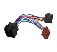 Anseom Adattatore per cablaggio ISO, adattatore radio per spina del cablaggio bus ISO, connettore del cavo ISO maschio a femmina, adattatore per autoradio a 16 pin, connettore universale per cavo si