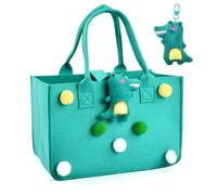 Anseom Borsa per Spesa in Feltro, 30x20x18cm Sacchetti in Feltro Grandi, Sacchetti in Feltro Multifunzionale, Cestino per Spesa per Giocattoli Legna Riviste