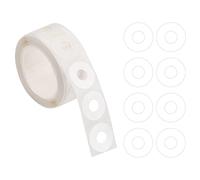 Anseom Confezione da 250 Etichetta Rinforzi fori, Salvabuchi Etichette Rinforzo Autoadesiva Adesivi di Rinforzo del Foro per Riparare un Libro a Fogli Mobili (Bianco)