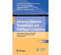 Anshul Verma Advanced Network Technologies and Intelligent Computing (Tascabile)